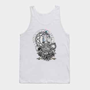 Witchcraft Dream Catcher and Candle Tank Top